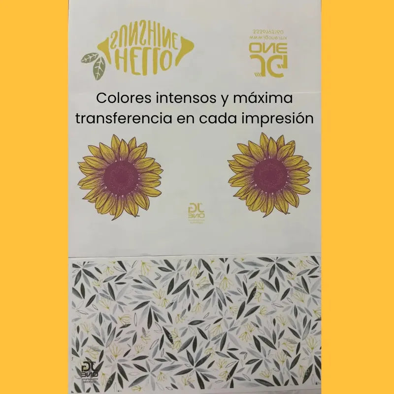 Jg One Papel Oficio Para Sublimación - Alta Transferencia Blanco