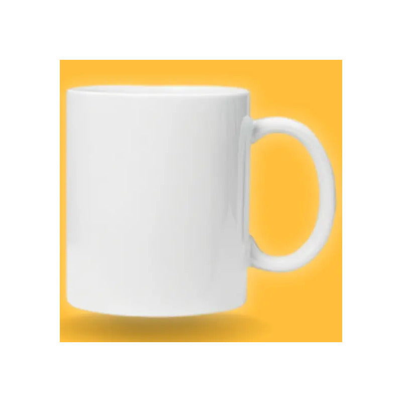 Taza Blanca Para Sublimación 11oz Calidad Aaa - Jg One Blanco Liso